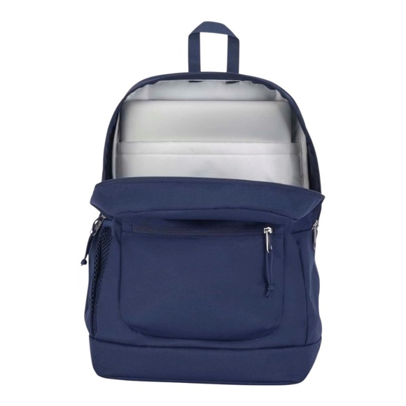 NEW JanSport Navy Backpack Laptop Sleeve, Durable, Travel- Ready Back to School
